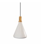 Step Into Design NORDIC WOODY Biało drewniana 25 cm Wisząca ST-5097c Step Into Design NORDIC WOODY Biało drewniana 25 cm Wisząca ST-5097c