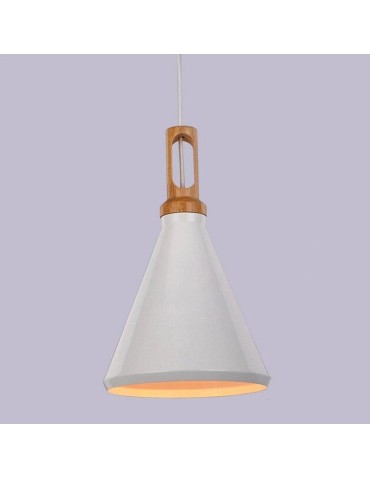 Step Into Design NORDIC WOODY Biało drewniana 25 cm Wisząca ST-5097c - produkt 2