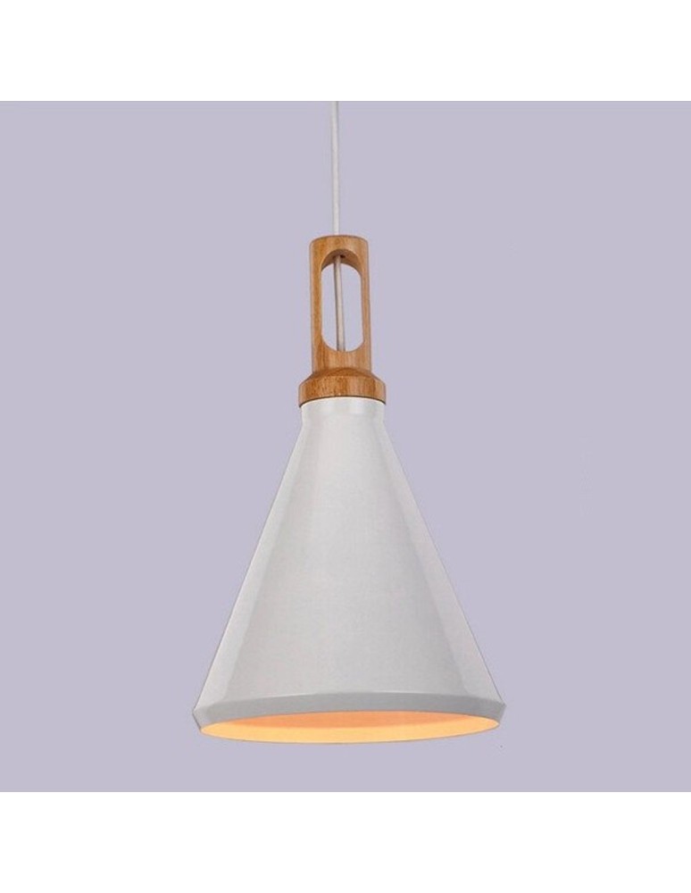 Step Into Design NORDIC WOODY Biało drewniana 25 cm Wisząca ST-5097c Step Into Design NORDIC WOODY Biało drewniana 25 cm Wisząca ST-5097c