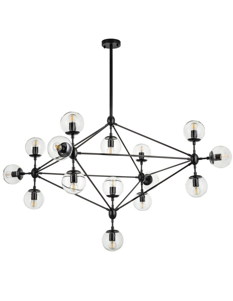 Step Into Design ASTRIFERO-15 Bursztynowo Czarny 110 cm Wisząca ST-9047-15