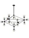 Step Into Design ASTRIFERO-15 Bursztynowo Czarny 110 cm Wisząca ST-9047-15