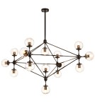 Lampy wiszące - Step Into Design ASTRIFERO-15 Bursztynowo Czarny 110 cm Wisząca ST-9047-15 - product 2