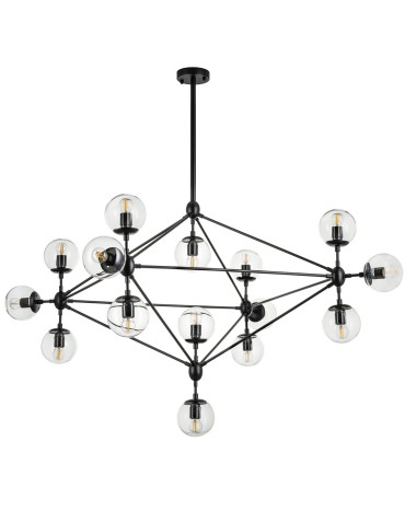 Step Into Design ASTRIFERO-15 z transparentnymi kloszami 110 cm Wisząca ST-9047-15
