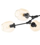 Lampy wiszące - Step Into Design MODERN ORCHID-6 Bursztynowo Czarny 130 cm Wisząca ST-1232-6 - product 5