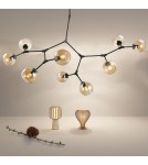 Lampy wiszące - Step Into Design MODERN ORCHID-6 Bursztynowo Czarny 130 cm Wisząca ST-1232-6 - product 14