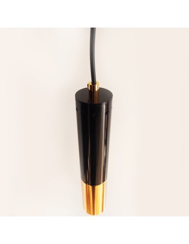 Step Into Design GOLDEN PIPE-1 Czarno Złoty 5 cm Wisząca ST-5719-1 - produkt 2