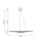 Step into Design Lampa Wisząca BLACK TUBE czarno złota 100 cm ST-0502-1 Step into Design Lampa Wisząca BLACK TUBE czarno złota 100 cm ST-0502-1