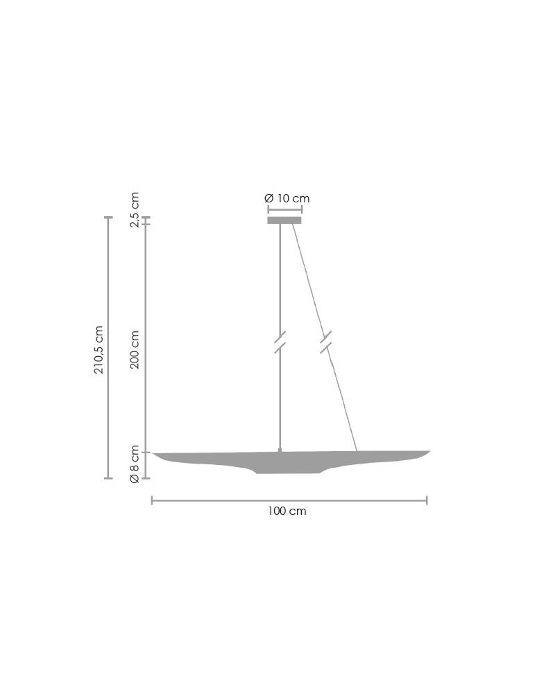 Step into Design Lampa Wisząca BLACK TUBE czarno złota 100 cm ST-0502-1 Step into Design Lampa Wisząca BLACK TUBE czarno złota 100 cm ST-0502-1