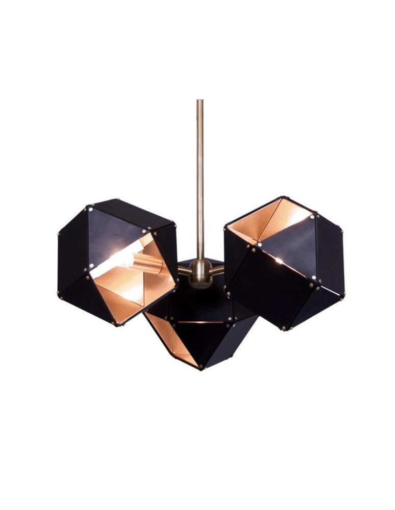 Step Into Design NEW GEOMETRY-3 Czarno Złoty 45 cm Wisząca ST-8861-3 Step Into Design NEW GEOMETRY-3 Czarno Złoty 45 cm Wisząca ST-8861-3