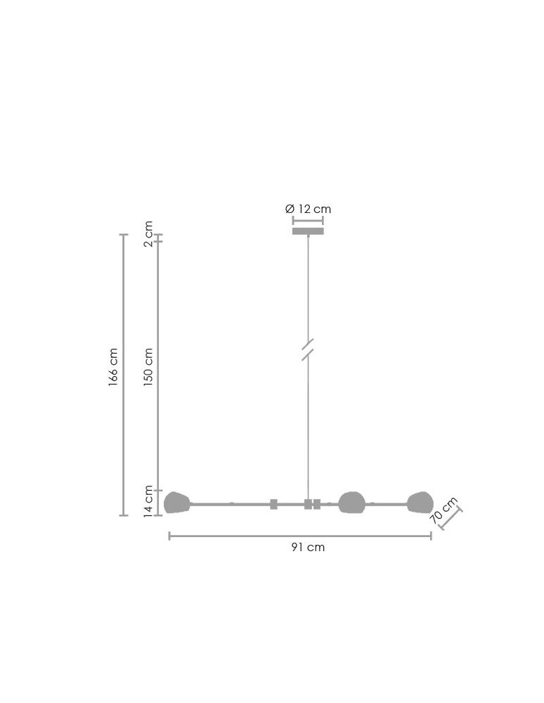 Step Into Design ASTRONOMY-3 Czarny 175 cm Wisząca ST-5335B-3 Step Into Design ASTRONOMY-3 Czarny 175 cm Wisząca ST-5335B-3