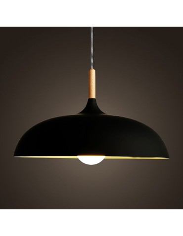 Step into Design Lampa Wisząca SAUCER czarna 45 cm ST-5219 black