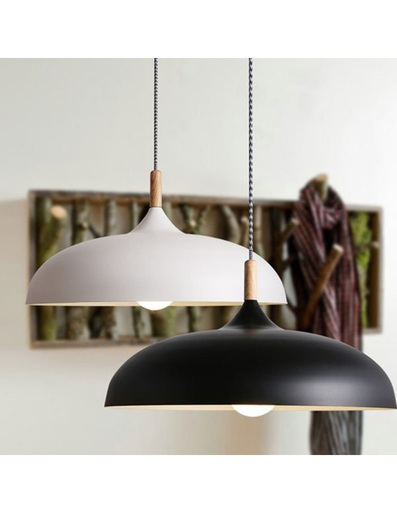 Step into Design Lampa Wisząca SAUCER czarna 45 cm ST-5219 black Step into Design Lampa Wisząca SAUCER czarna 45 cm ST-5219 black