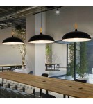 Step into Design Lampa Wisząca SAUCER czarna 45 cm ST-5219 black Step into Design Lampa Wisząca SAUCER czarna 45 cm ST-5219 black