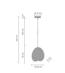 Lampy wiszące - Step Into Design PILLS S Czarny 23 cm Wisząca ST-5819 S - product 8