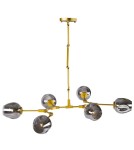 Step Into Design MODERN ORCHID-6 złoto Szary 130 cm Wisząca ST-1232-6 Step Into Design MODERN ORCHID-6 złoto Szary 130 cm Wisząca ST-1232-6