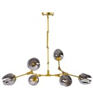 Step Into Design MODERN ORCHID-6 złoto Szary 130 cm Wisząca ST-1232-6 Step Into Design MODERN ORCHID-6 złoto Szary 130 cm Wisząca ST-1232-6