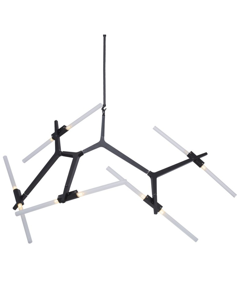 Step Into Design STICKS-6 Lampa wisząca czarna ST-1001-6 black Step Into Design STICKS-6 Lampa wisząca czarna ST-1001-6 black