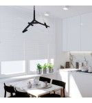 Step Into Design STICKS-6 Lampa wisząca czarna ST-1001-6 black Step Into Design STICKS-6 Lampa wisząca czarna ST-1001-6 black