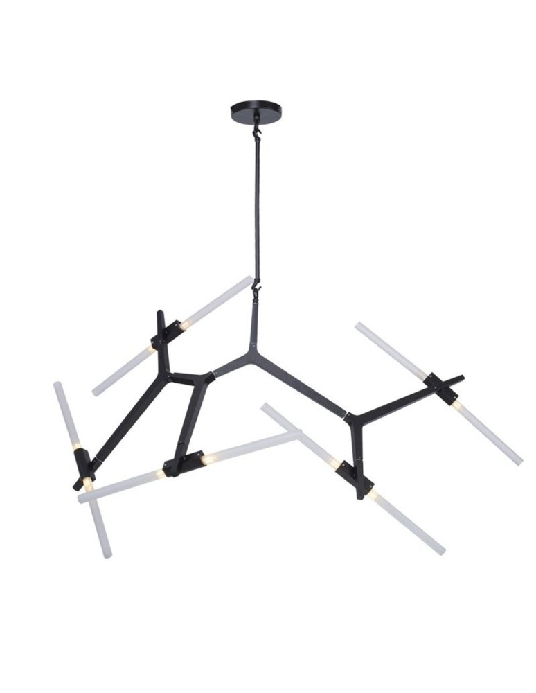 Step Into Design STICKS-10 Lampa wisząca czarna ST-1001-10 black Step Into Design STICKS-10 Lampa wisząca czarna ST-1001-10 black