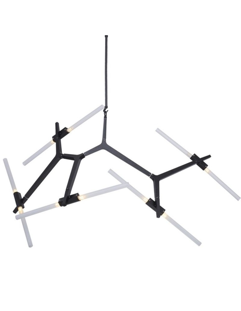 Step Into Design STICKS-10 Lampa wisząca czarna ST-1001-10 black Step Into Design STICKS-10 Lampa wisząca czarna ST-1001-10 black