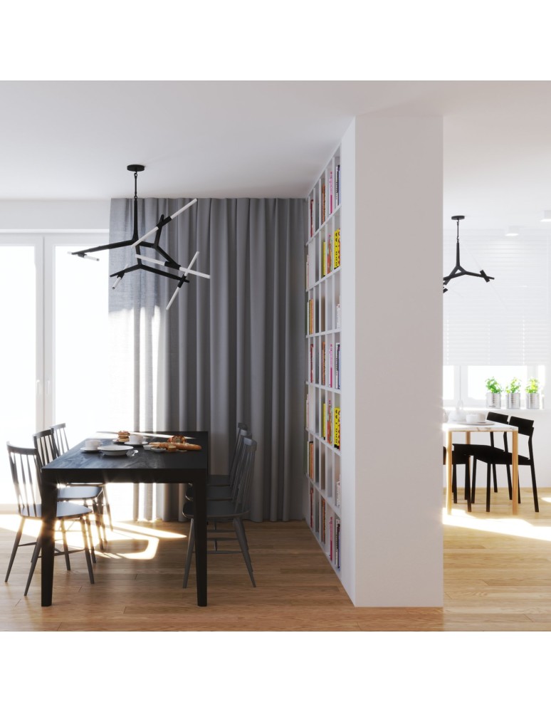 Step Into Design STICKS-10 Lampa wisząca czarna ST-1001-10 black Step Into Design STICKS-10 Lampa wisząca czarna ST-1001-10 black