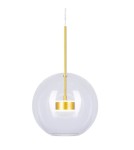 Step into Design Wisząca BUBBLES-1 LED Transparentny - Złoty Step into Design Wisząca BUBBLES-1 LED Transparentny - Złoty
