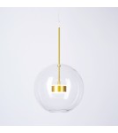 Step into Design Wisząca BUBBLES-1 LED Transparentny - Złoty Step into Design Wisząca BUBBLES-1 LED Transparentny - Złoty