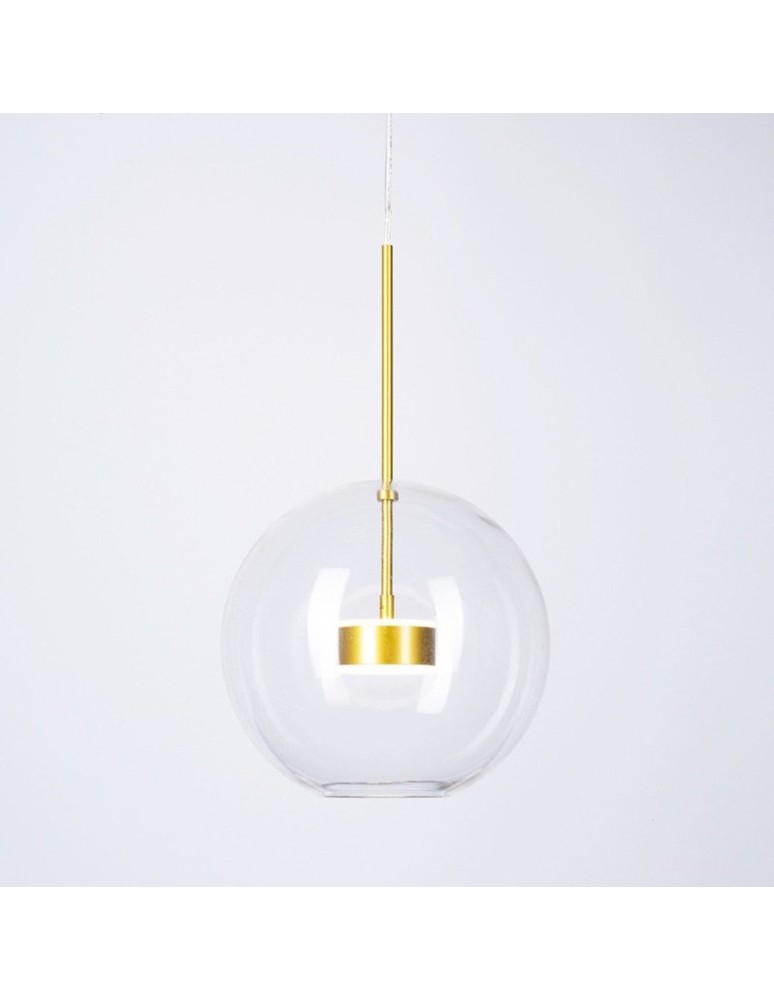 Step into Design Wisząca BUBBLES-1 LED Transparentny - Złoty Step into Design Wisząca BUBBLES-1 LED Transparentny - Złoty