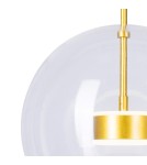 Step into Design Wisząca BUBBLES-1 LED Transparentny - Złoty Step into Design Wisząca BUBBLES-1 LED Transparentny - Złoty