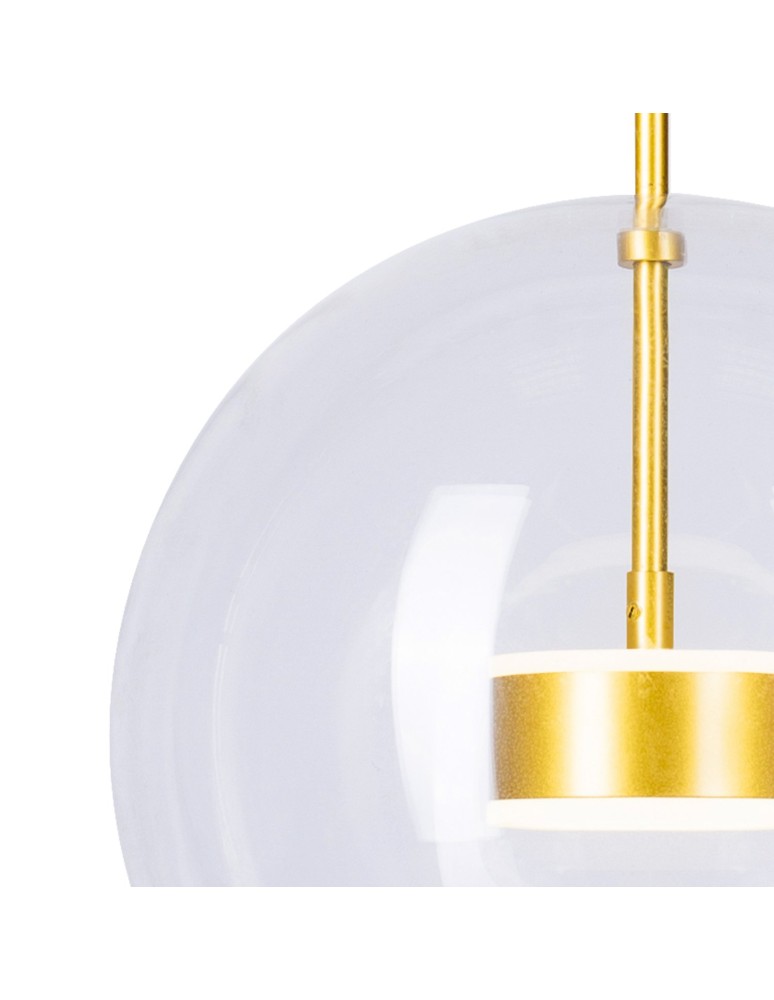 Step into Design Wisząca BUBBLES-1 LED Transparentny - Złoty Step into Design Wisząca BUBBLES-1 LED Transparentny - Złoty