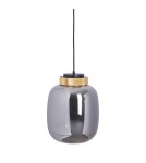 Lampy wiszące LED - Step into Design Lampa Wisząca BOOM LED szaro złota 25 cm  9969P/A smoky - product 1