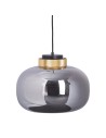 Step into Design Lampa Wisząca BOOM LED szaro złota 35 cm  9969P/B smoky