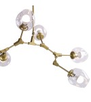 Step into Design Lampa Wisząca MODERN ORCHID-6 złoto transparentna 130 cm ST-1232-6 GOLD transparent Step into Design Lampa Wisząca MODERN ORCHID-6 złoto transparentna 130 cm ST-1232-6 GOLD transparent