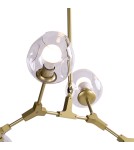 Step into Design Lampa Wisząca MODERN ORCHID-6 złoto transparentna 130 cm ST-1232-6 GOLD transparent Step into Design Lampa Wisząca MODERN ORCHID-6 złoto transparentna 130 cm ST-1232-6 GOLD transparent