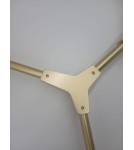 Step into Design Lampa Wisząca MODERN ORCHID-6 złoto transparentna 130 cm ST-1232-6 GOLD transparent Step into Design Lampa Wisząca MODERN ORCHID-6 złoto transparentna 130 cm ST-1232-6 GOLD transparent