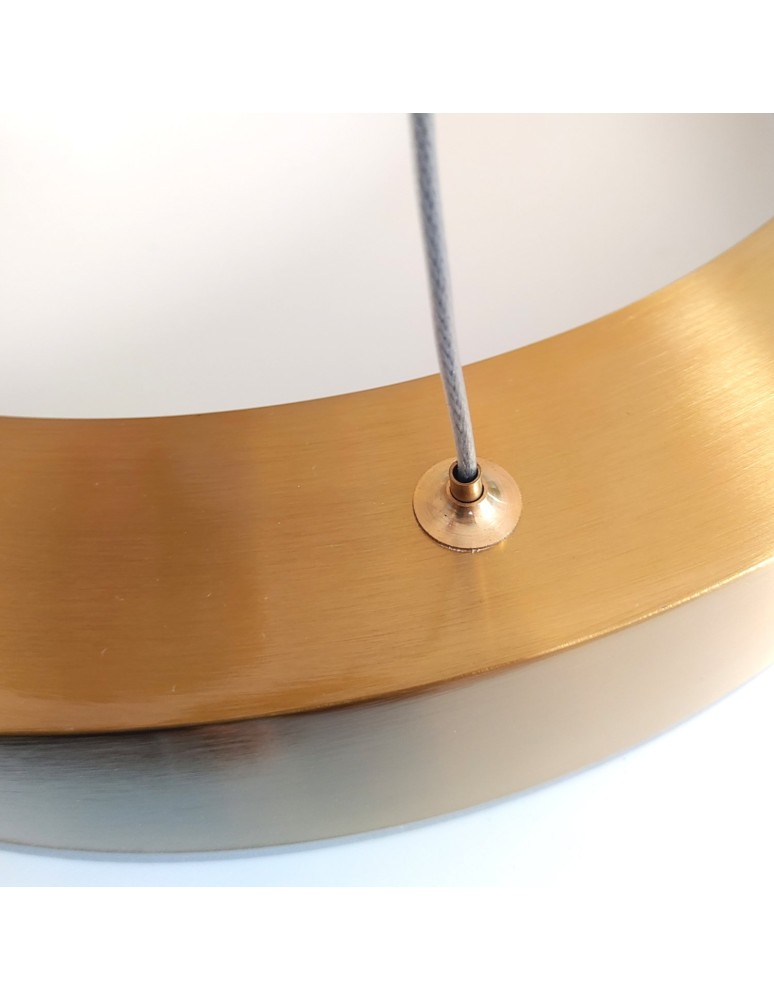 Step into Design Lampa wisząca CIRCLE 40 LED mosiądz 40cm (ST-8848-40 brass) Step into Design Lampa wisząca CIRCLE 40 LED mosiądz 40cm (ST-8848-40 brass)