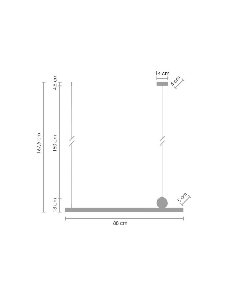 Step Into Design BOOGIE Lampa wisząca LED 88cm MD-7014-880 Step Into Design BOOGIE Lampa wisząca LED 88cm MD-7014-880
