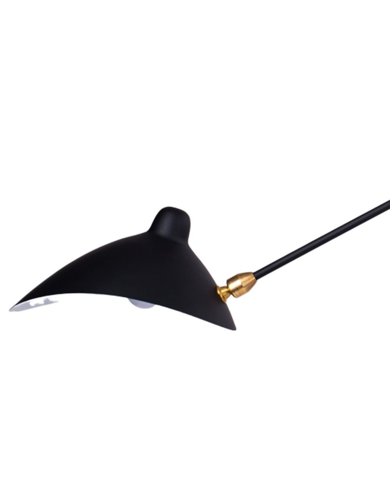 Step into Design Lampa podłogowa CRANE-F1 czarna 160 cm F8701 Step into Design Lampa podłogowa CRANE-F1 czarna 160 cm F8701
