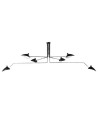 Step into Design Lampa Wisząca CRANE-6P czarna 280 cm P8706