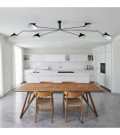 Lampy wiszące - Step into Design Lampa Wisząca CRANE-6P czarna 280 cm P8706 - product 2