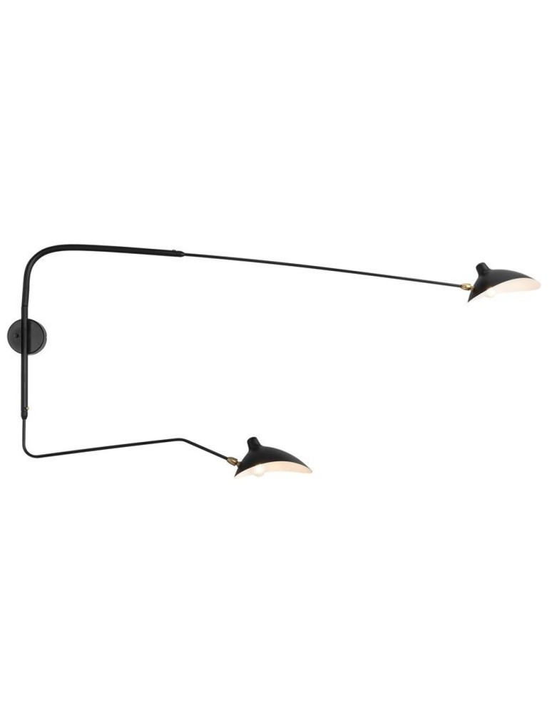 Step Into Design CRANE-2W Lampa ścienna czarna 175cm W8702