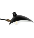 Step Into Design CRANE-2W Lampa ścienna czarna 175cm W8702 Step Into Design CRANE-2W Lampa ścienna czarna 175cm W8702