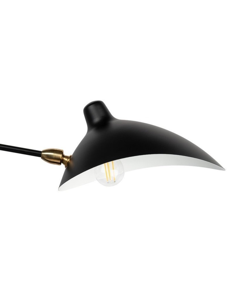 Step Into Design CRANE-2W Lampa ścienna czarna 175cm W8702 Step Into Design CRANE-2W Lampa ścienna czarna 175cm W8702