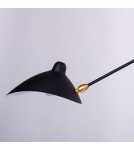 Step Into Design CRANE-2W Lampa ścienna czarna 175cm W8702 Step Into Design CRANE-2W Lampa ścienna czarna 175cm W8702