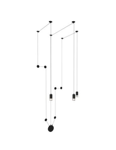 Step into Design Ścienna LINEA-3 WALL Czarny