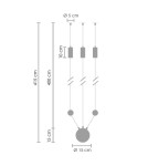 Step into Design Ścienna LINEA-3 WALL Czarny Step into Design Ścienna LINEA-3 WALL Czarny