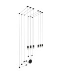 Step into Design Lampa ścienna LINEA-6 WALL czarna (XT012-6W) Step into Design Lampa ścienna LINEA-6 WALL czarna (XT012-6W)