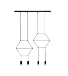 Step into Design Lampa wisząca LINEA-4 LONG czarna 70cm (XT068-4P) Step into Design Lampa wisząca LINEA-4 LONG czarna 70cm (XT068-4P)