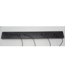 Step into Design Lampa wisząca LINEA-4 LONG czarna 70cm (XT068-4P) Step into Design Lampa wisząca LINEA-4 LONG czarna 70cm (XT068-4P)