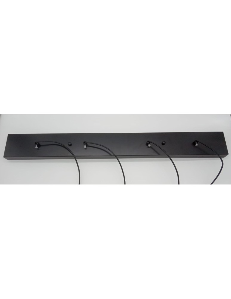 Step into Design Lampa wisząca LINEA-4 LONG czarna 70cm (XT068-4P) Step into Design Lampa wisząca LINEA-4 LONG czarna 70cm (XT068-4P)